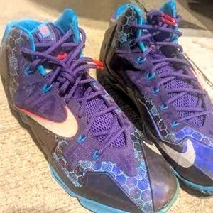 Nike LeBron XI 11 Summit Lake Hornets Court Purple
